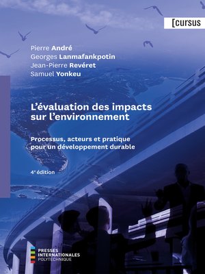 cover image of Évaluation des impacts sur l'environnement (L'), 4e édition